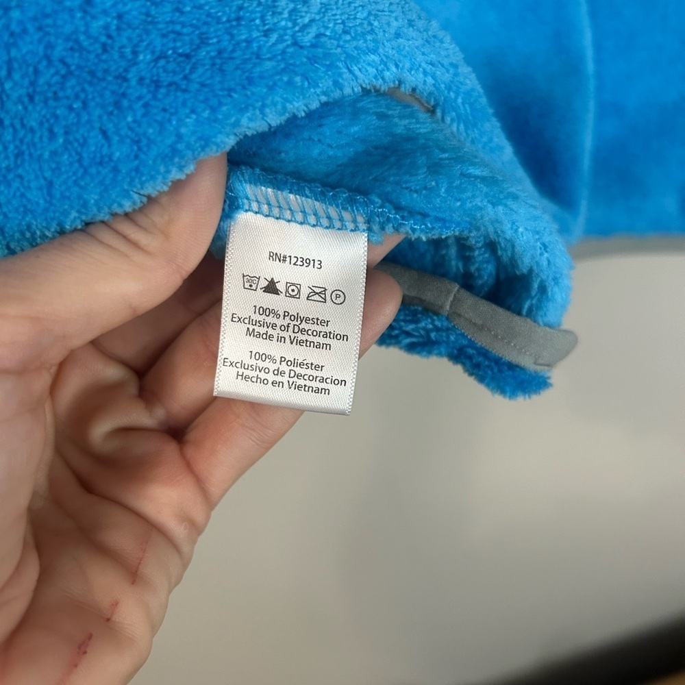 Jachs Vibrant Blue Fleece with Gray Trim, Size M - Picture 3 of 6